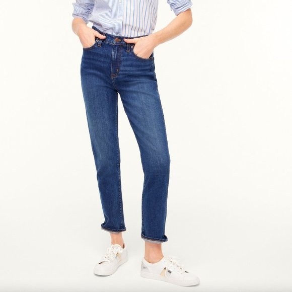 J. Crew Denim - J. Crew Factory High Rise Classic Vintage Straight Leg Jeans Size 31 BG121